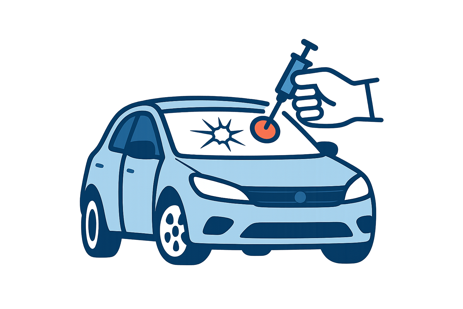 Décoration réparation pare-brise