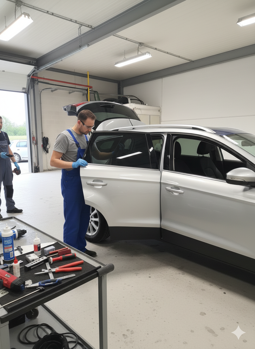 Vitres latérales et lunette arrière